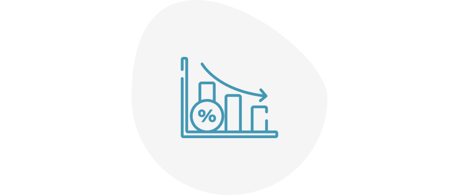 icon showing low auto loan rates